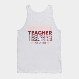 Teach Love Inspire Back to School Tank Top